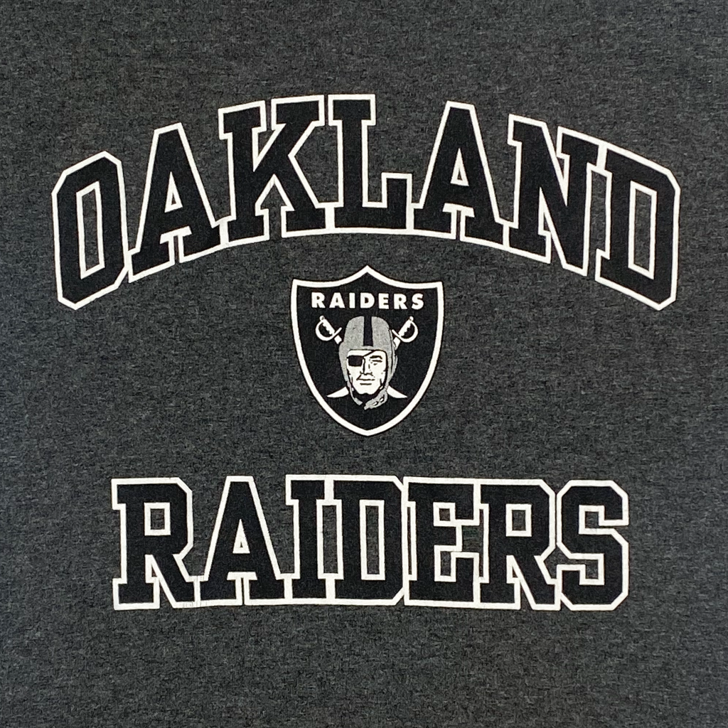Oakland Raiders Grey T-Shirt | Small