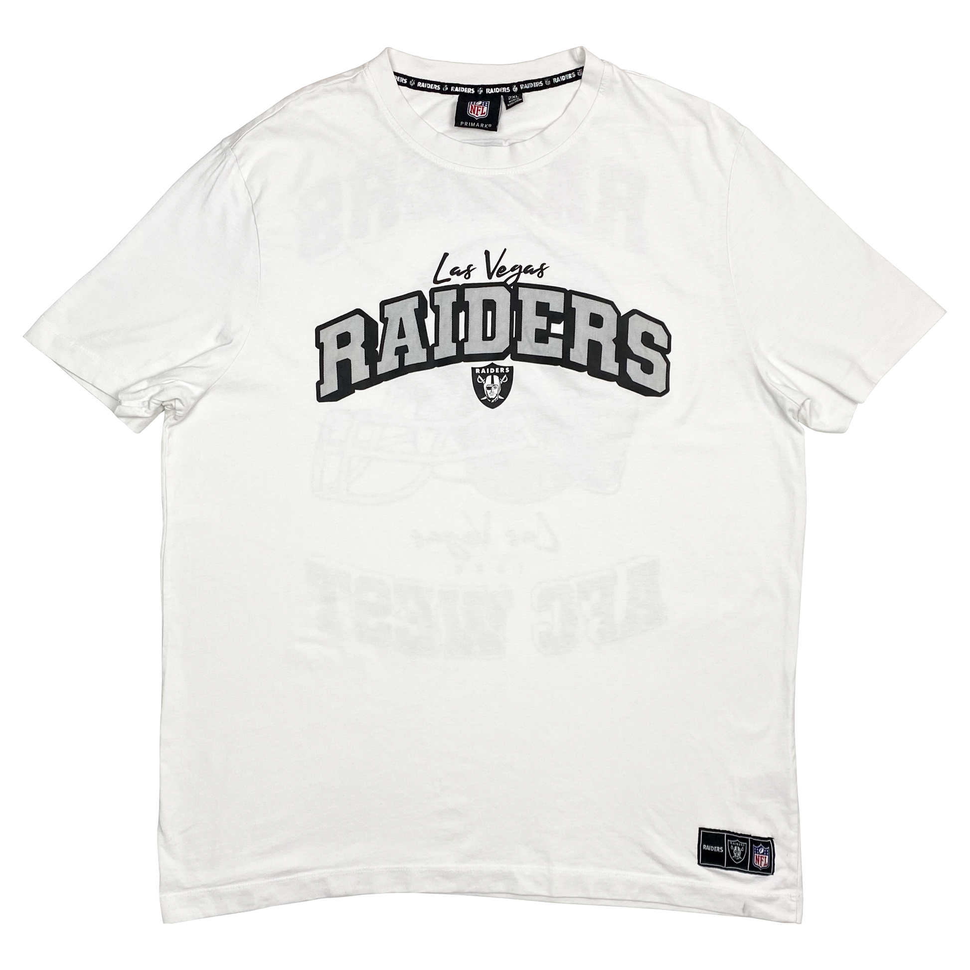 Las Vegas Raiders AFC West White T-Shirt | XXL