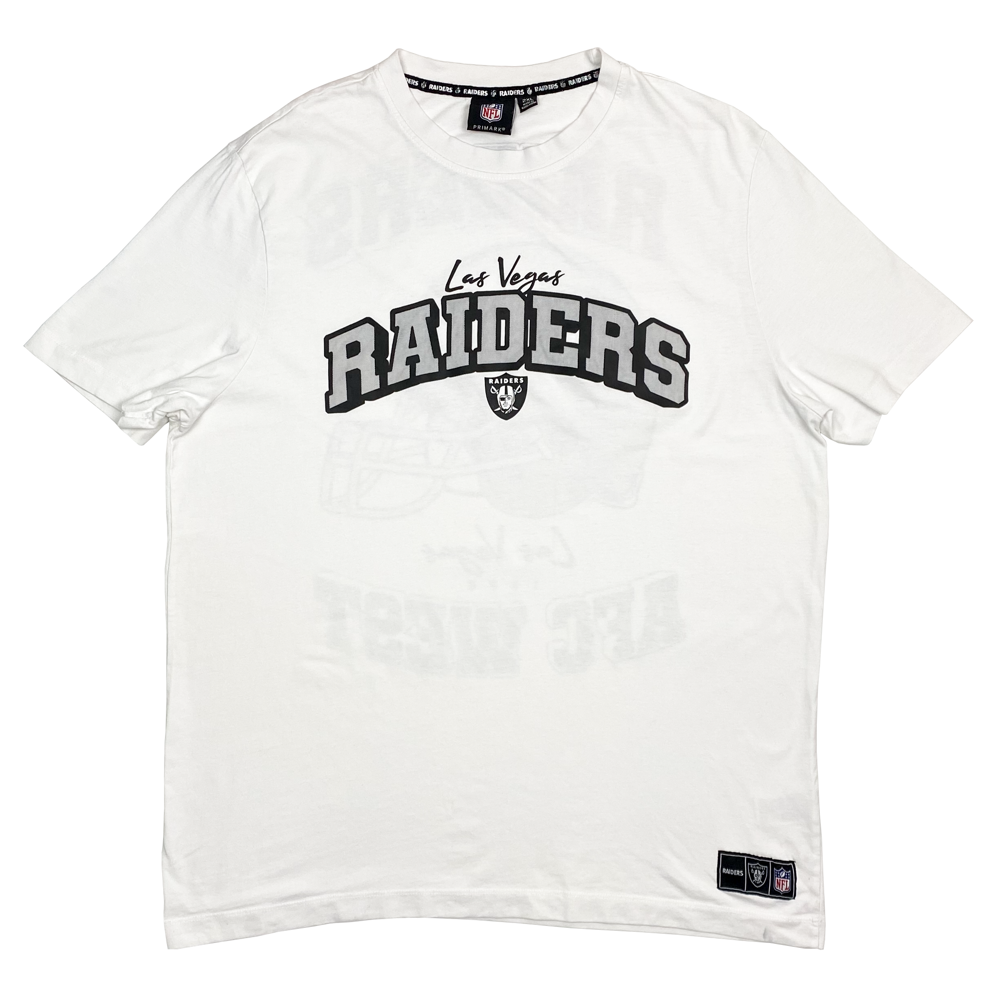 Las Vegas Raiders AFC West White T-Shirt | XXL