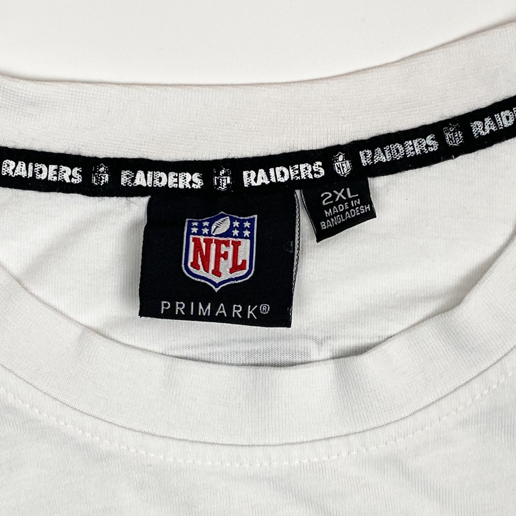 Las Vegas Raiders AFC West White T-Shirt | XXL