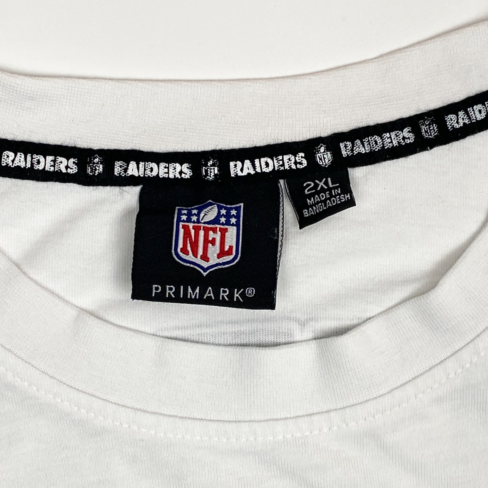 Las Vegas Raiders AFC West White T-Shirt | XXL