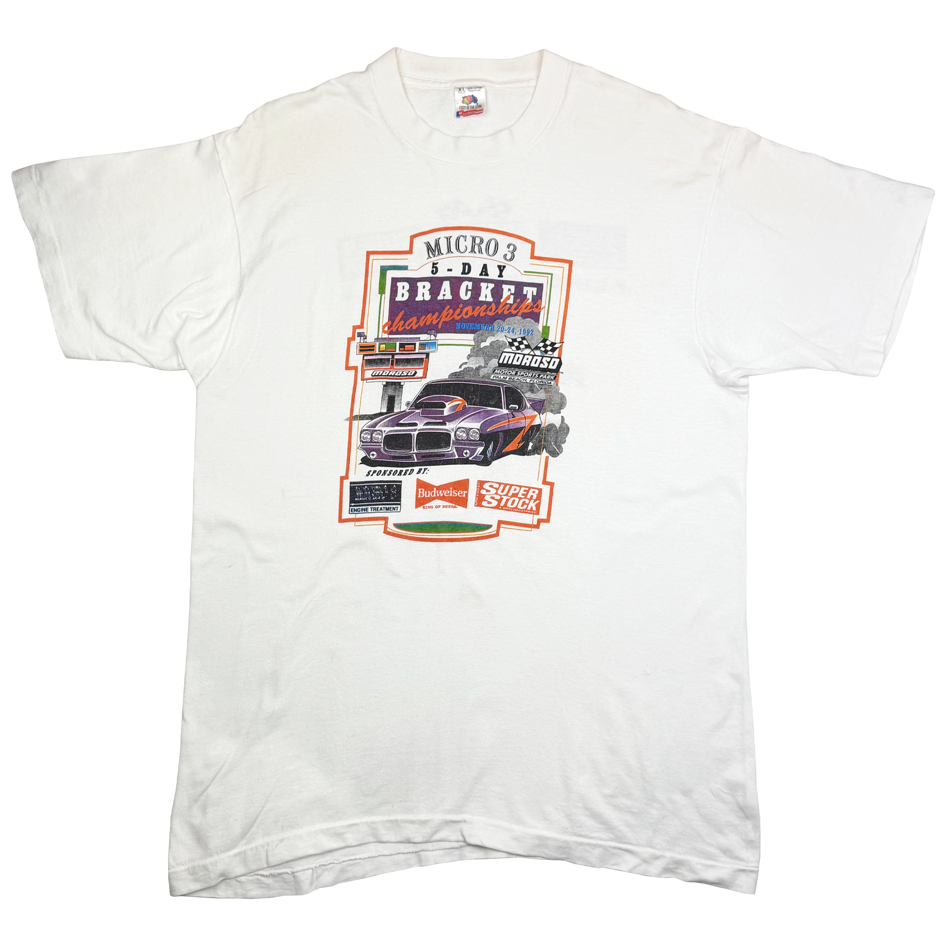 Moroso 5-Day Bracket Championships Participant T-Shirt | Extra Large