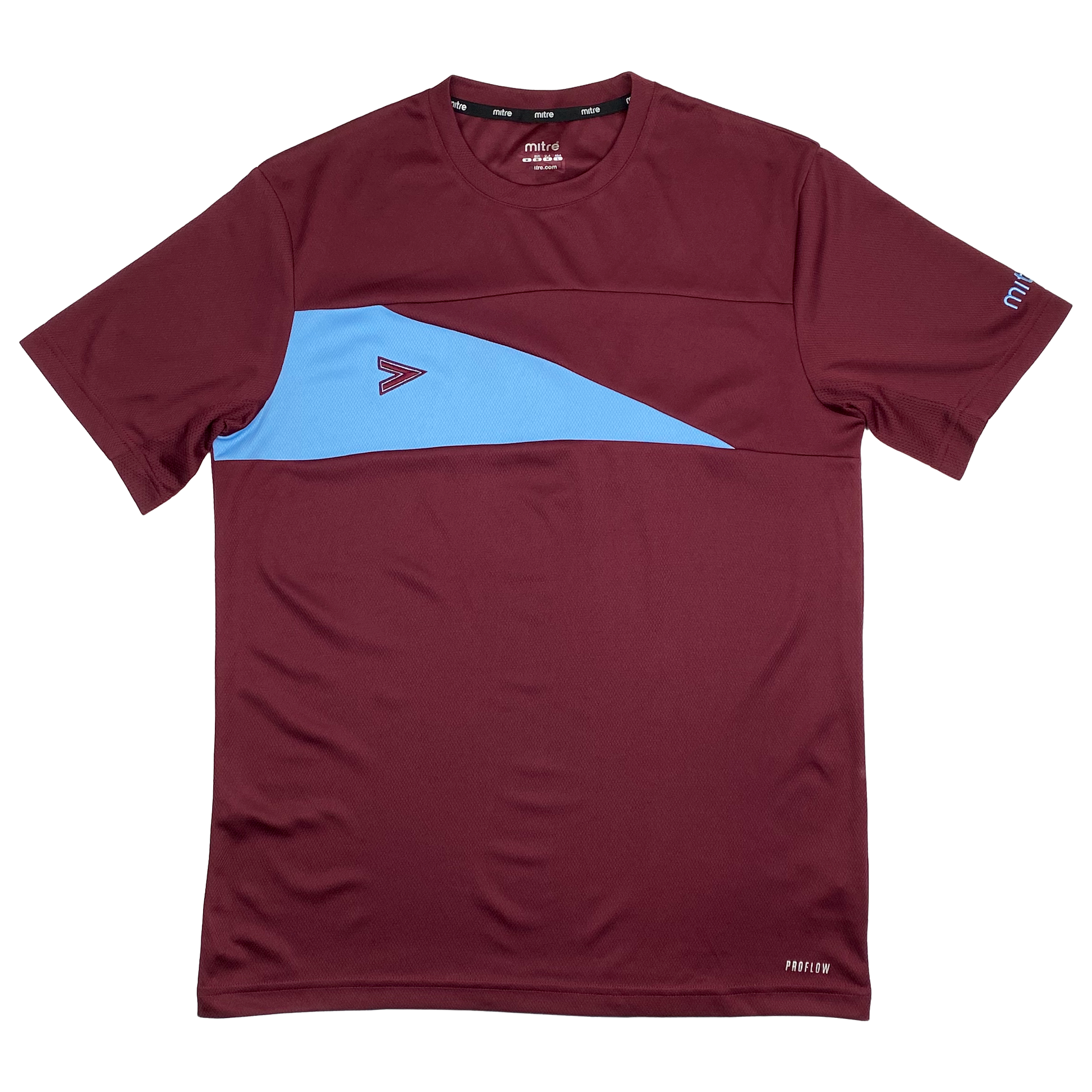 Mitre Delta Plus Football Shirt (Claret and Blue) | Medium