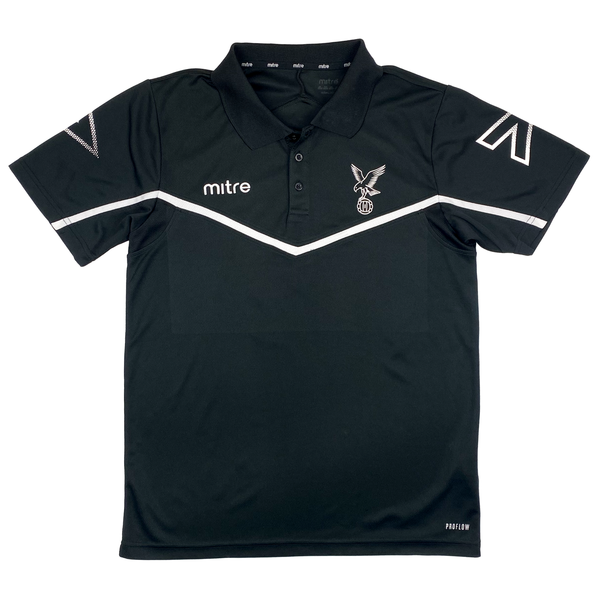 Black Mitre Shirt with Eagle Football Logo | Medium