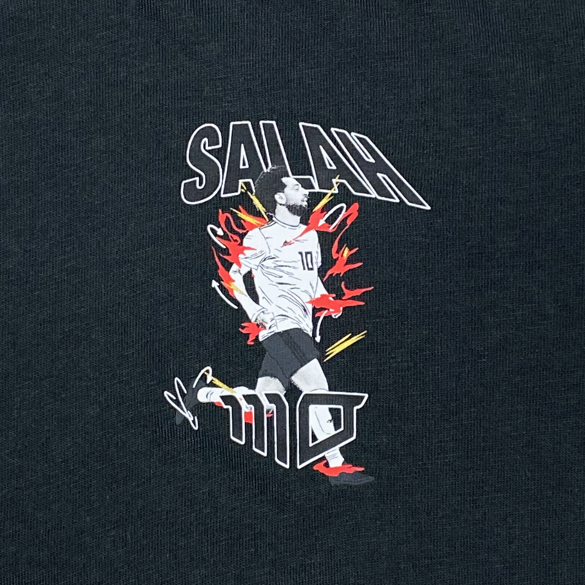 Mo Salah Icons Grey adidas T-Shirt | Small