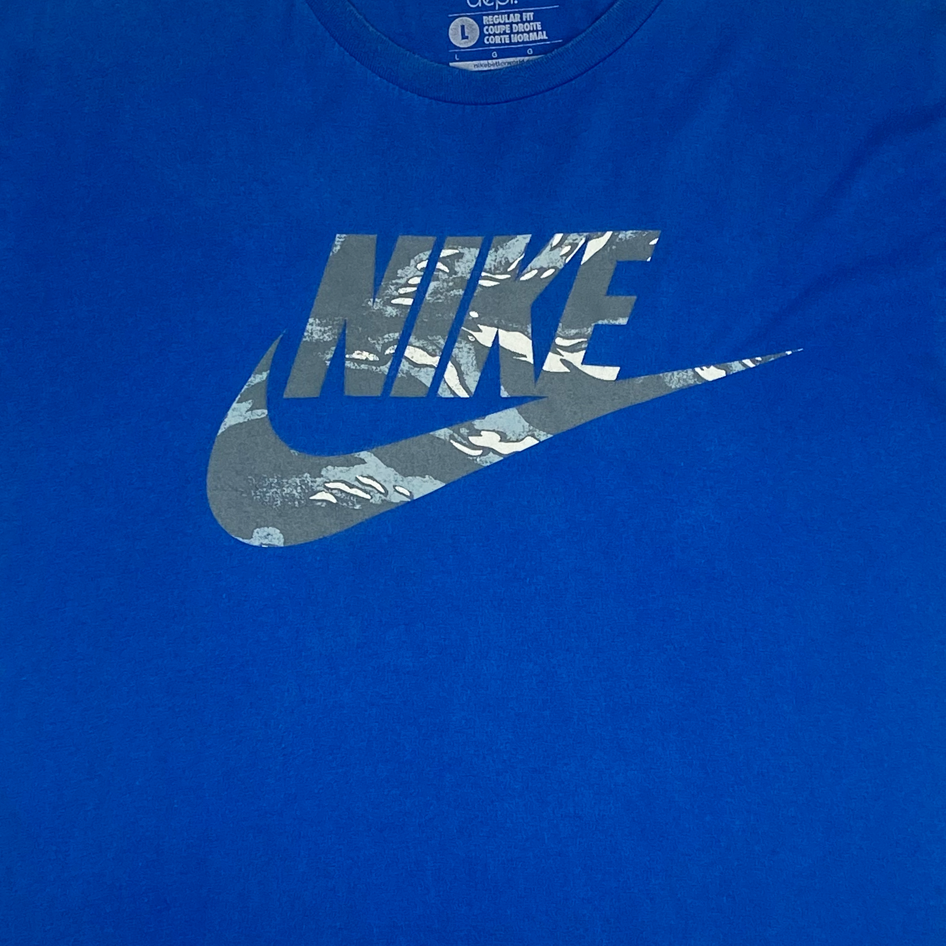 Nike Blue Athletic Department T-Shirt | Large