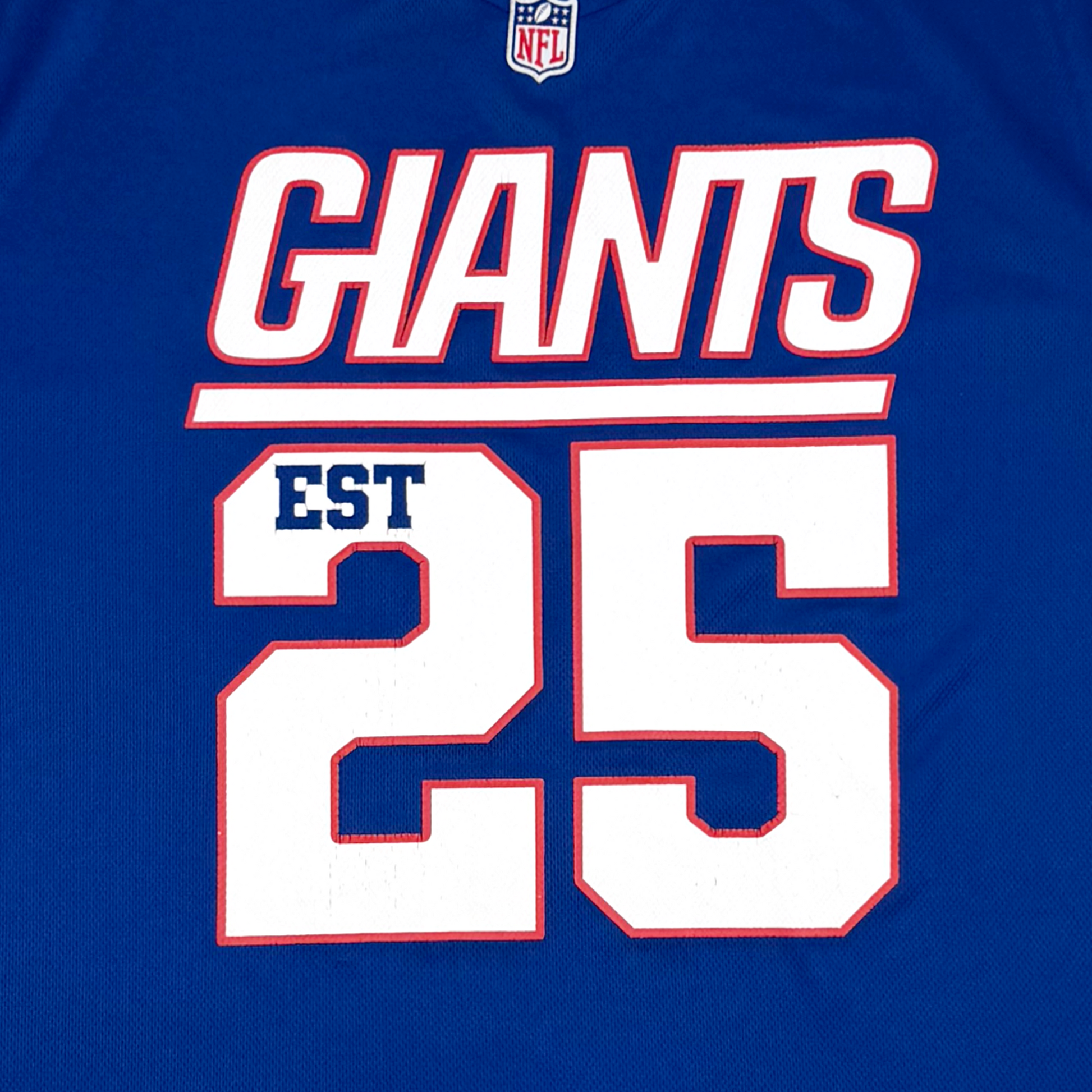 New York Giants Blue T-Shirt | Medium