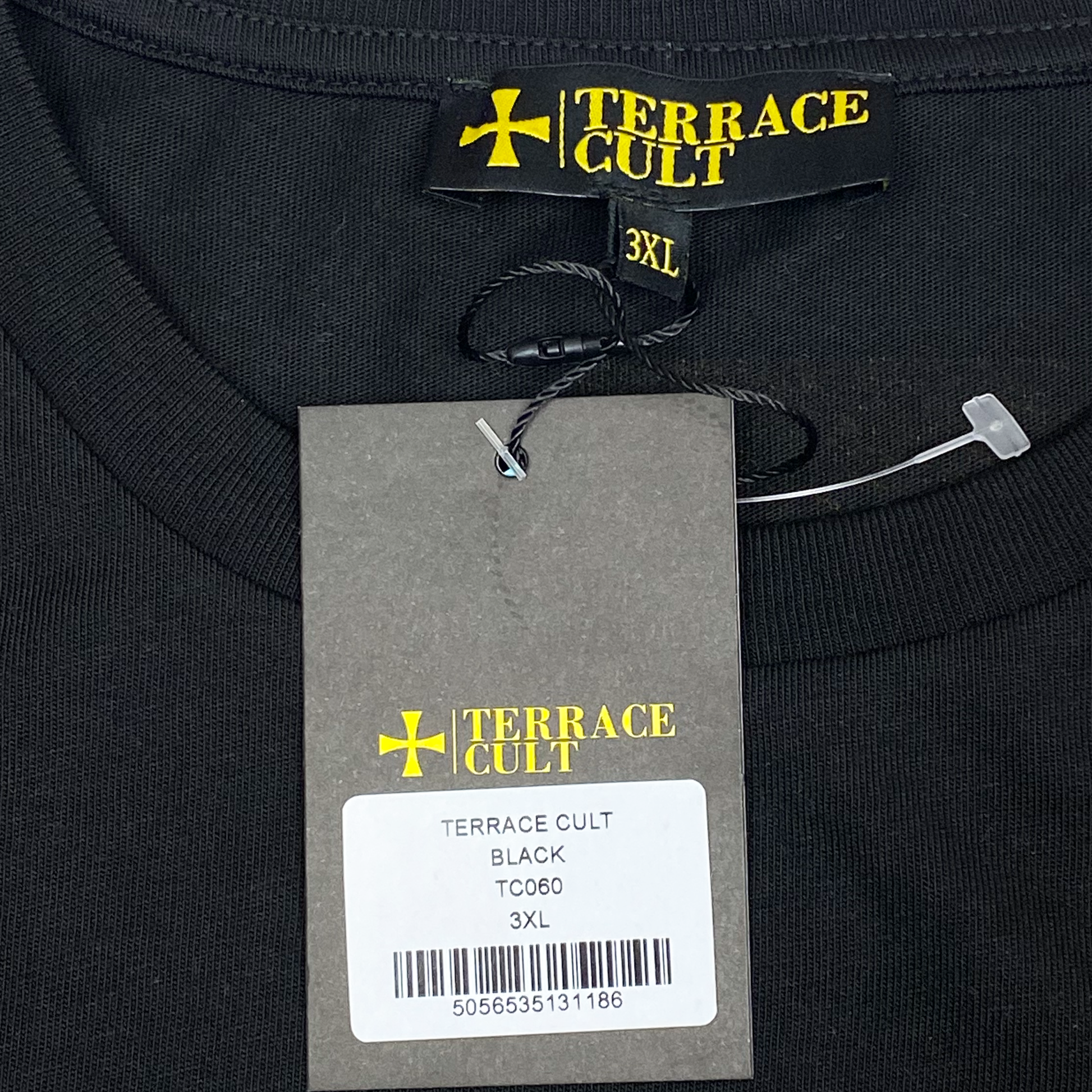 Terrace Cult Black T-Shirt | XXXL