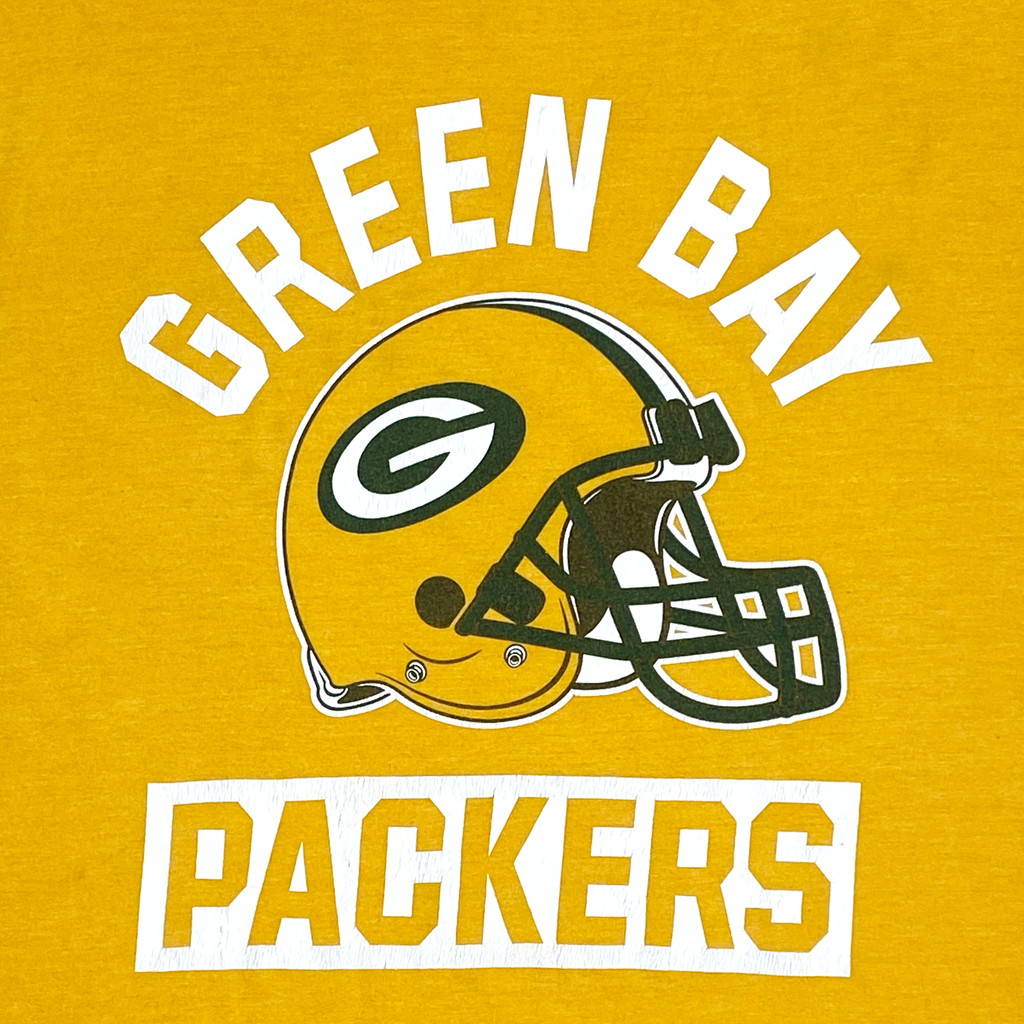 Green Bay Packers Yellow T-Shirt | Medium