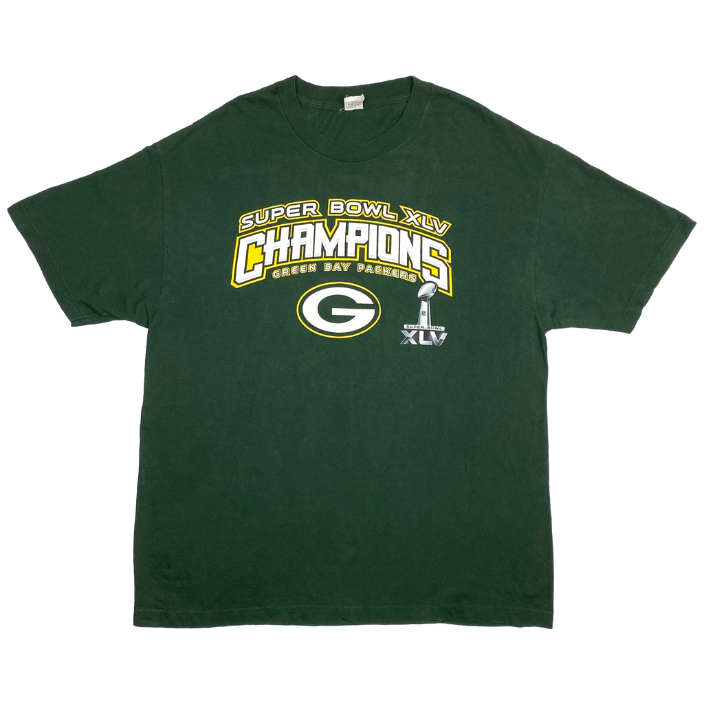 Green Bay Packers Super Bowl XLV Champions T-Shirt | Extra Large