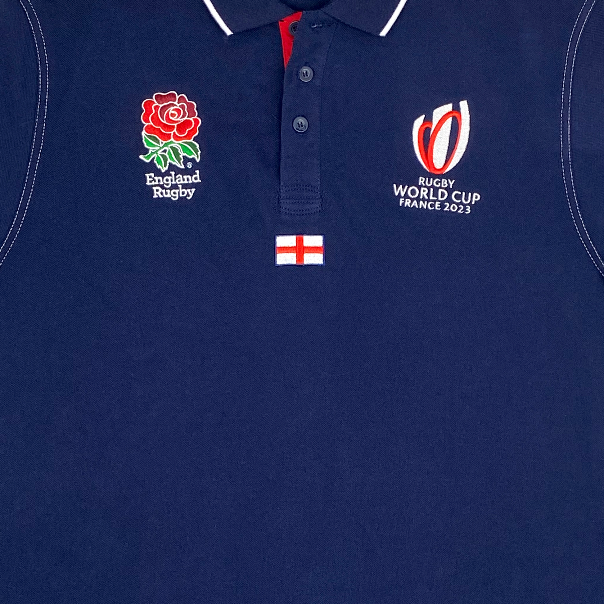 England Rugby World Cup 2023 Polo Shirt Navy | XXL