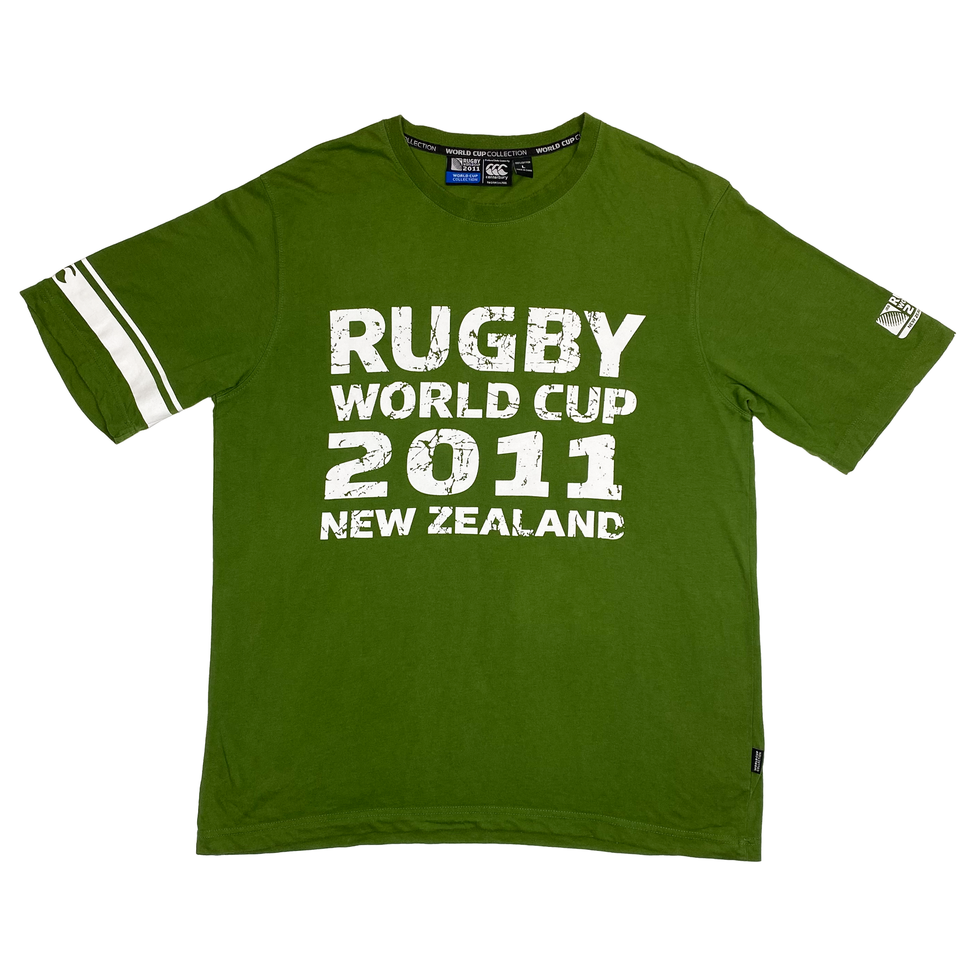 Green 2011 Rugby World Cup T-Shirt | Large