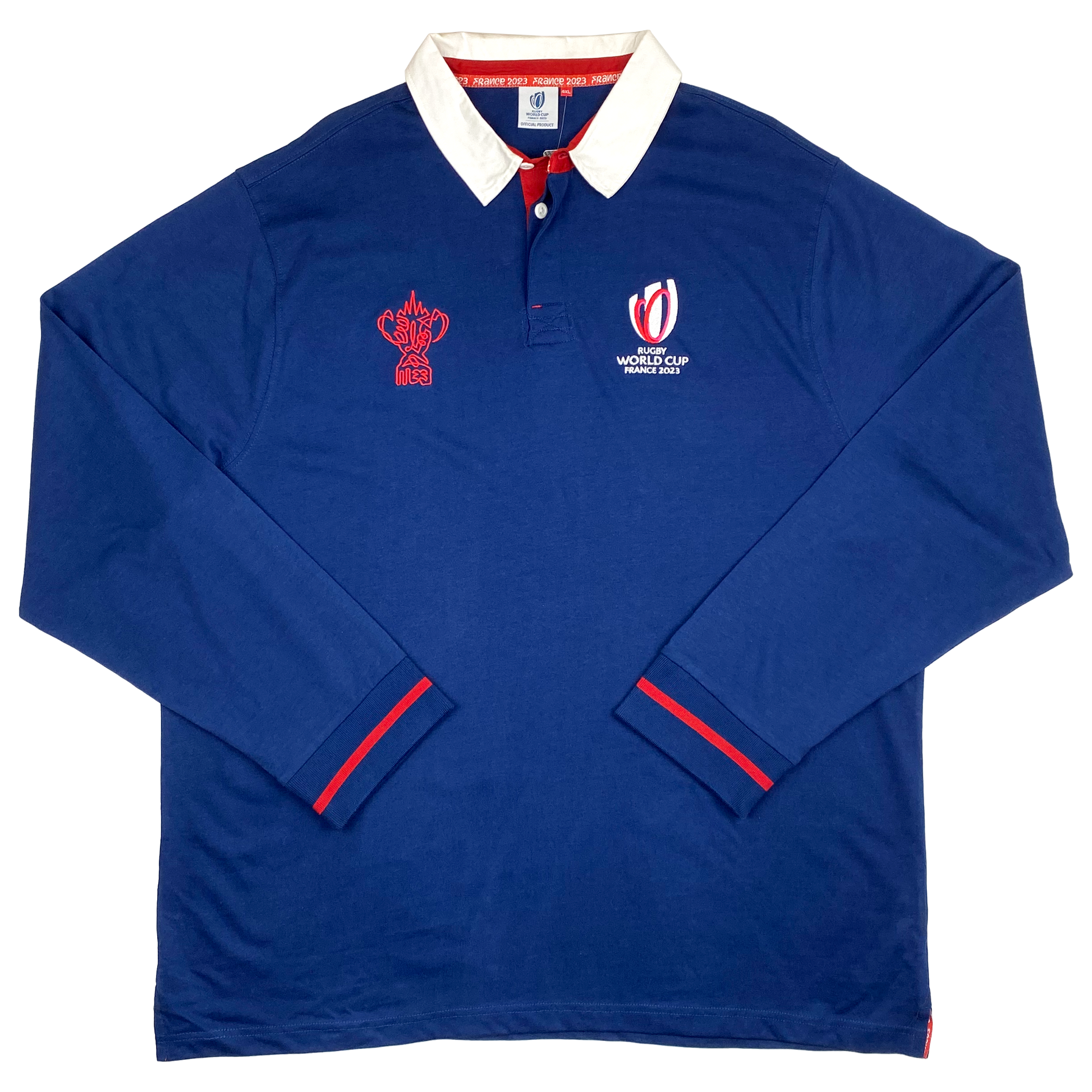 Rugby World Cup 2023 Long-Sleeve Polo Shirt | 4XL