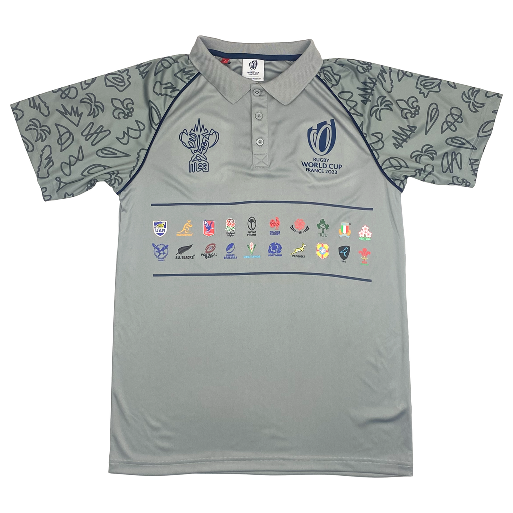Rugby World Cup 2023 Polo Shirt Grey | Small