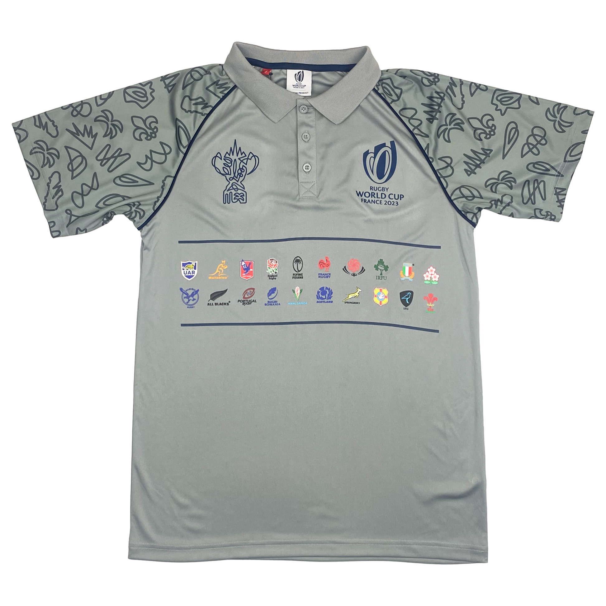 Rugby World Cup 2023 Polo Shirt Grey | Small