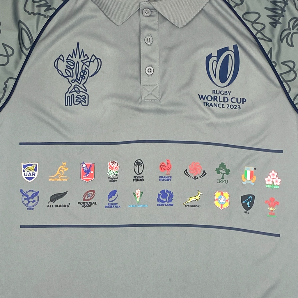 Rugby World Cup 2023 Polo Shirt Grey | Small