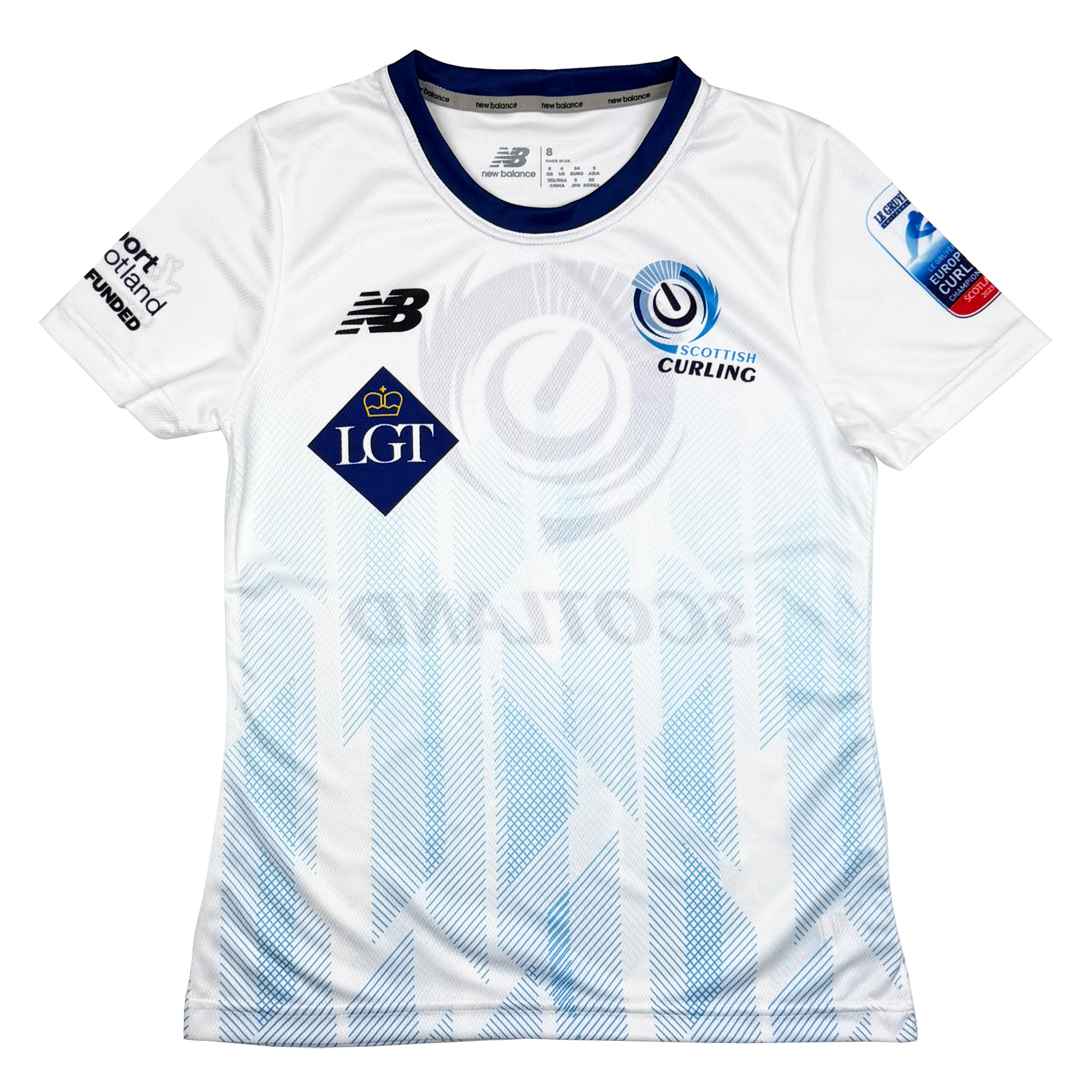 Scottish Curling White Shirt (2024) | Women's Small