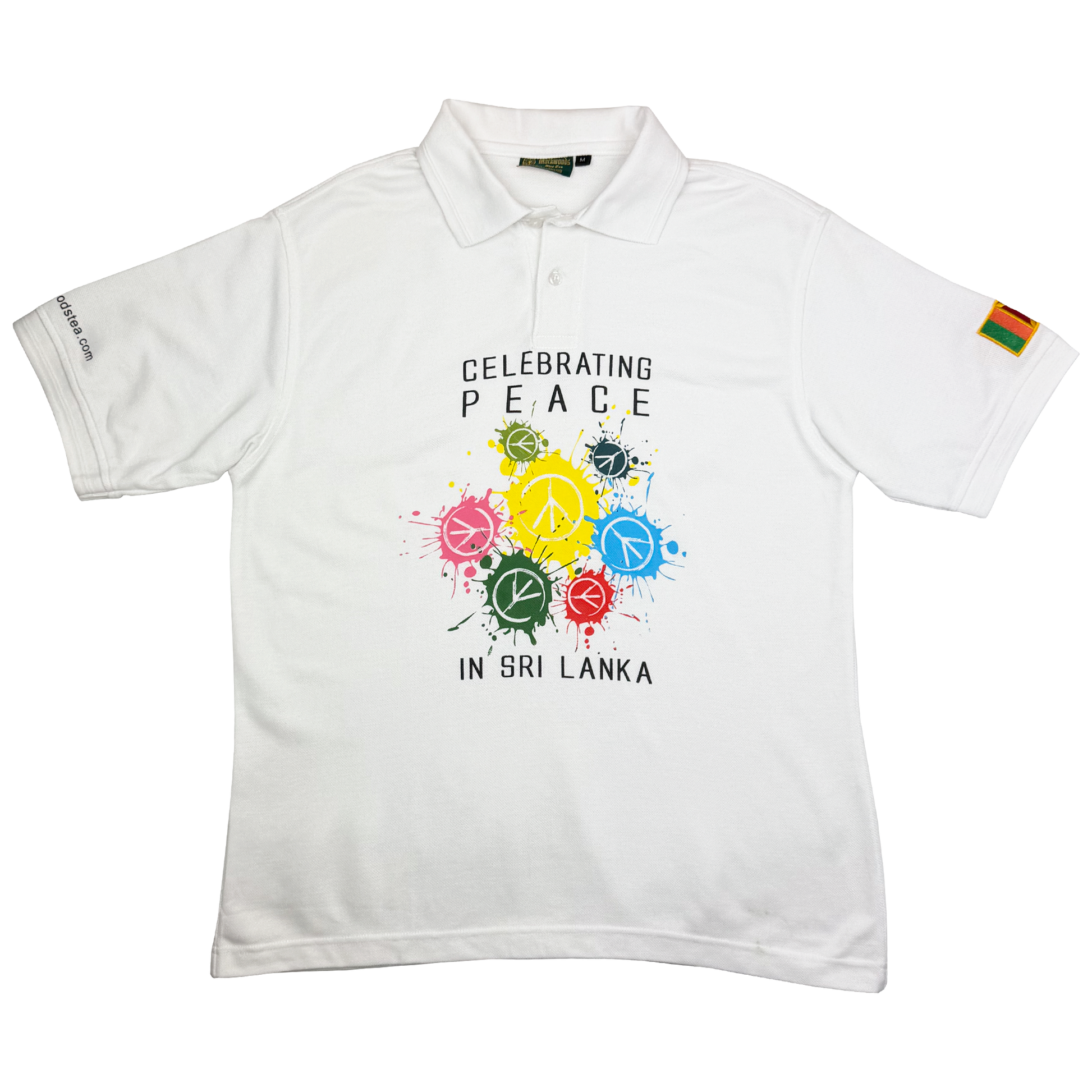 Sri Lanka Celebrating Peace Polo Shirt | Medium