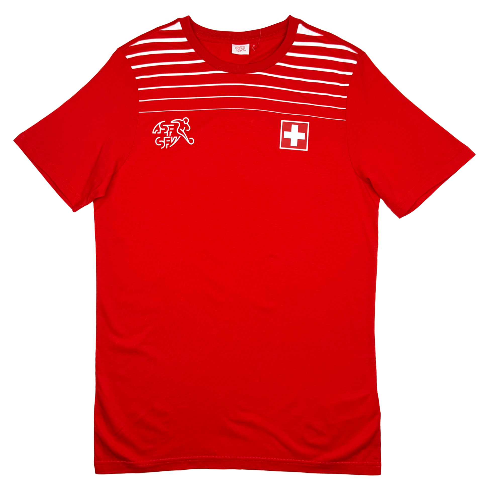 Switzerland Red Fan T-Shirt | Small