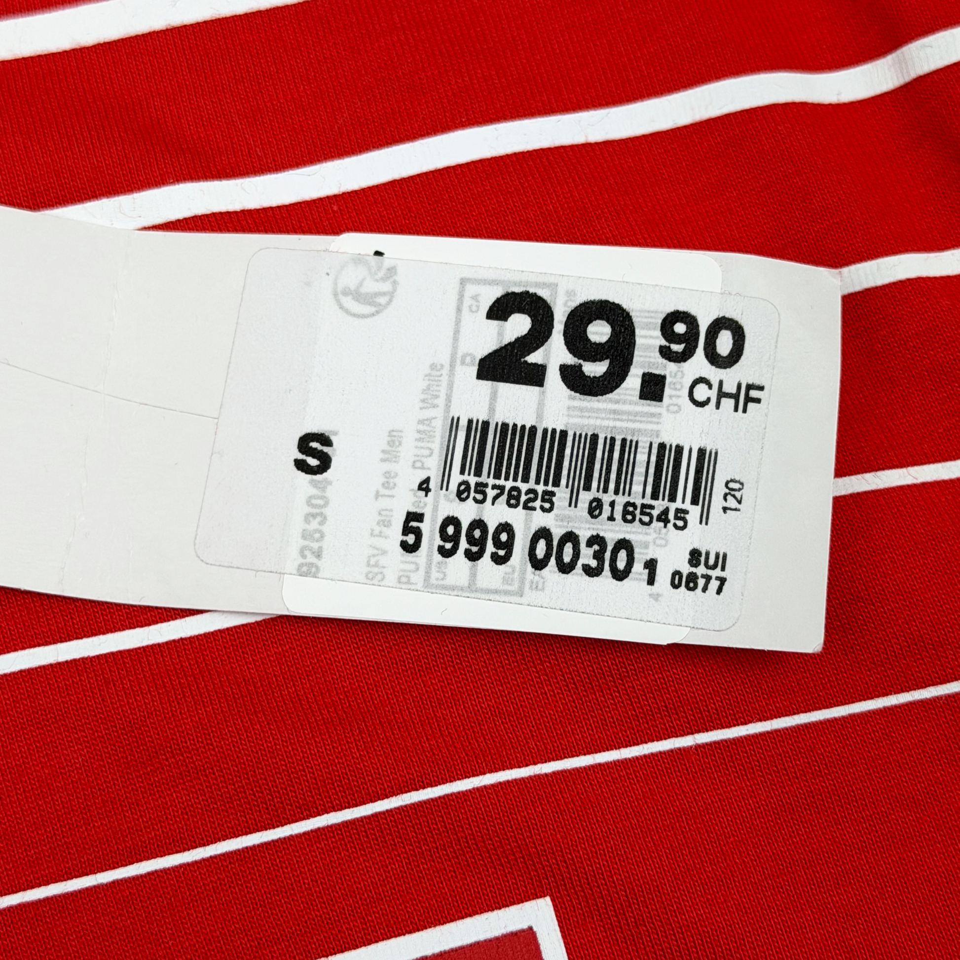 Switzerland Red Fan T-Shirt | Small