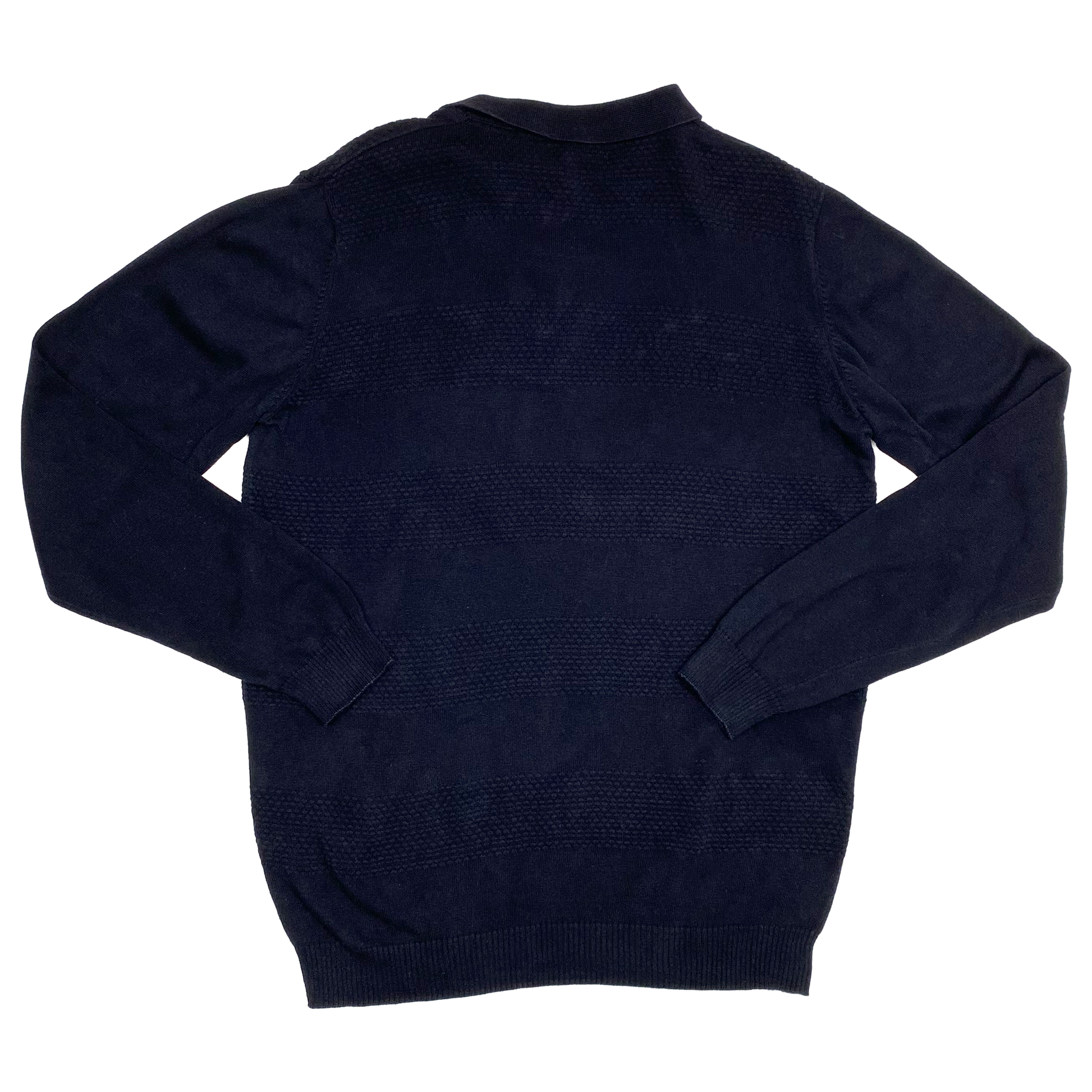 Tottenham Hotspur Navy Long-Sleeve Polo Shirt | Large