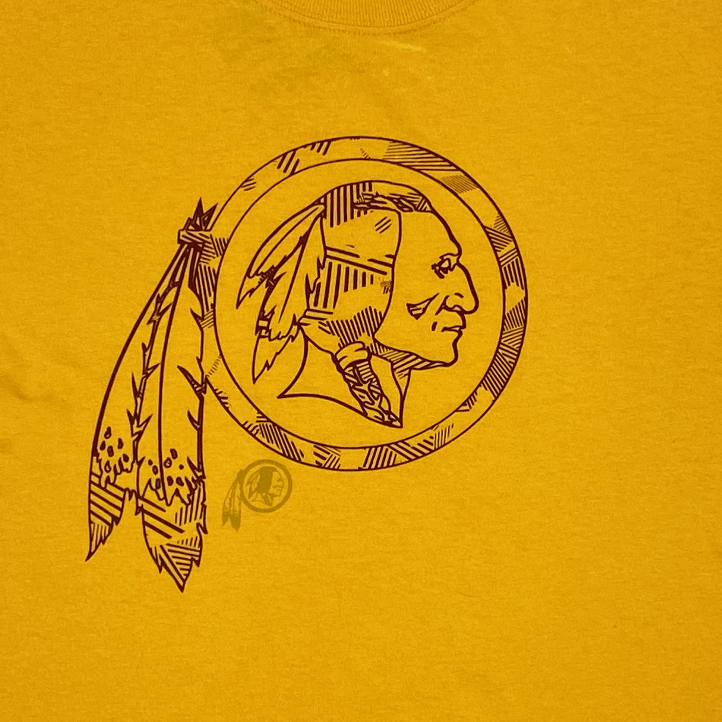 Washington Commanders Yellow T-Shirt | Small