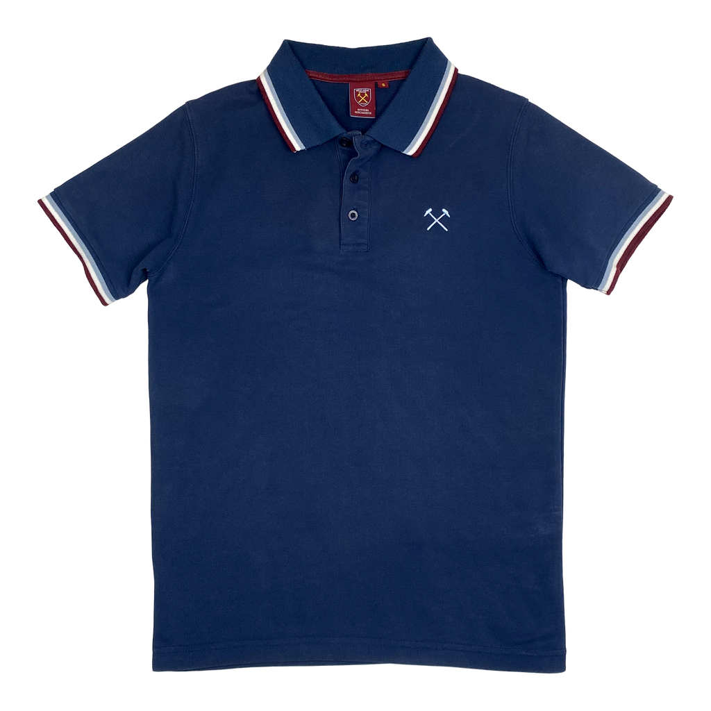West Ham United Polo Shirt Navy | Small