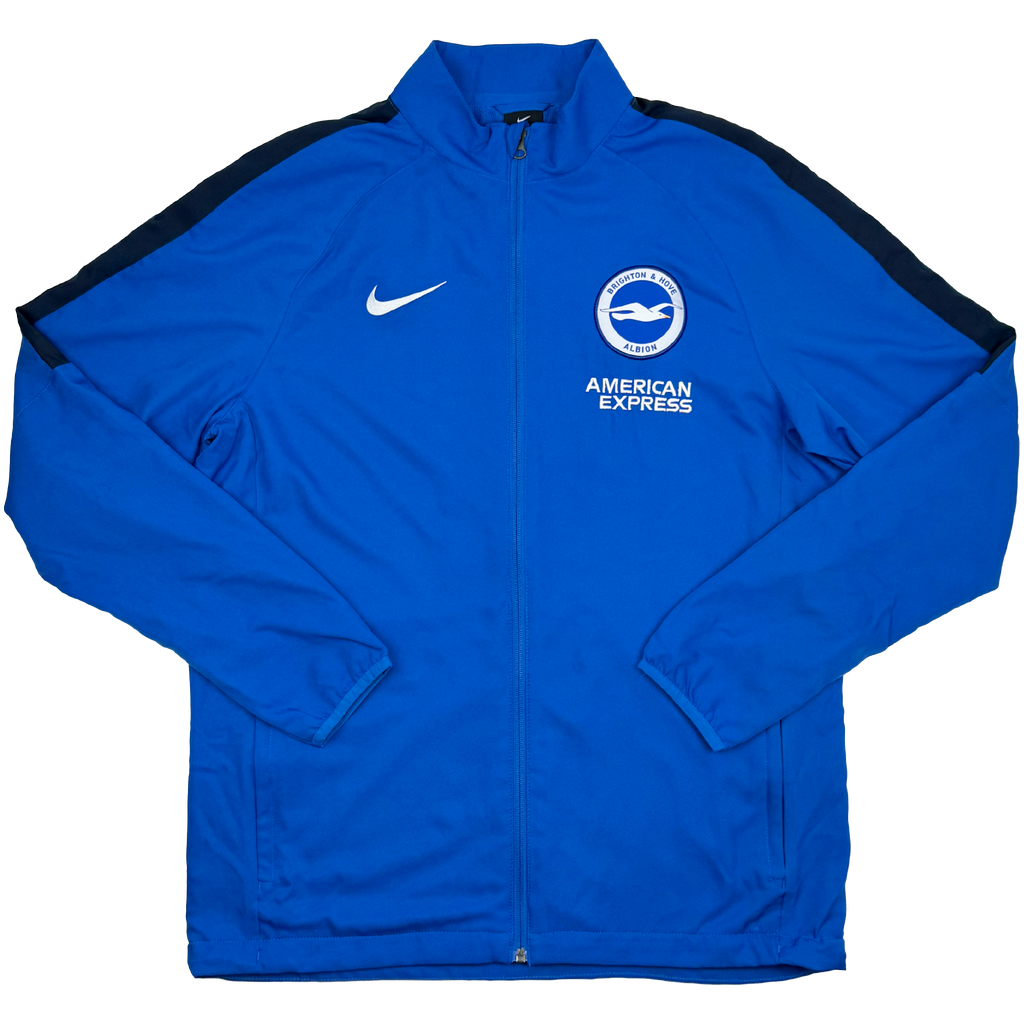 Brighton & Hove Albion Blue Nike Dry Academy Woven Tracksuit Top | Large