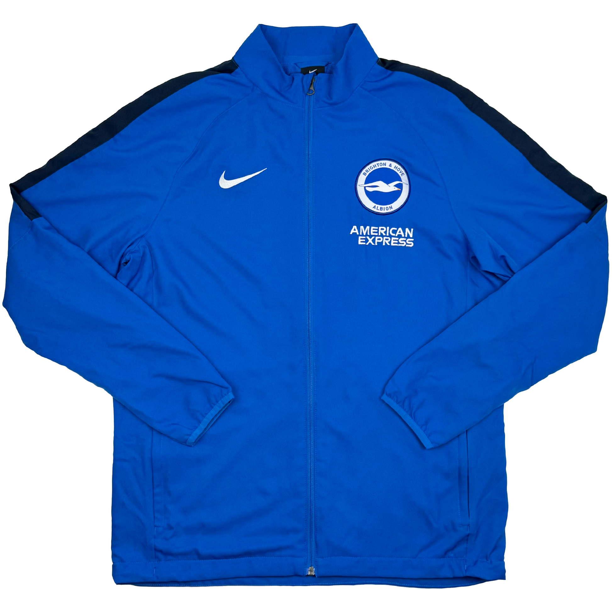 Brighton & Hove Albion Blue Nike Dry Academy Woven Tracksuit Top | Large