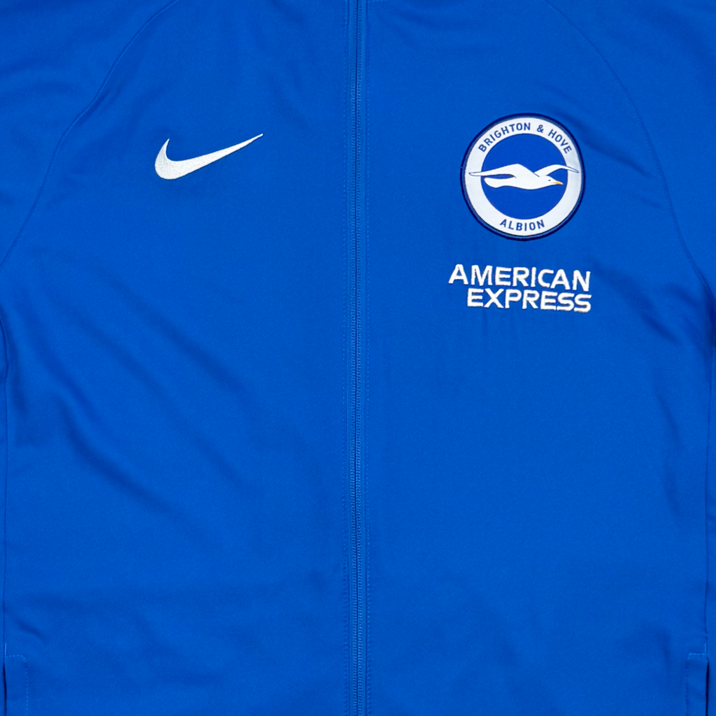 Brighton & Hove Albion Blue Nike Dry Academy Woven Tracksuit Top | Large