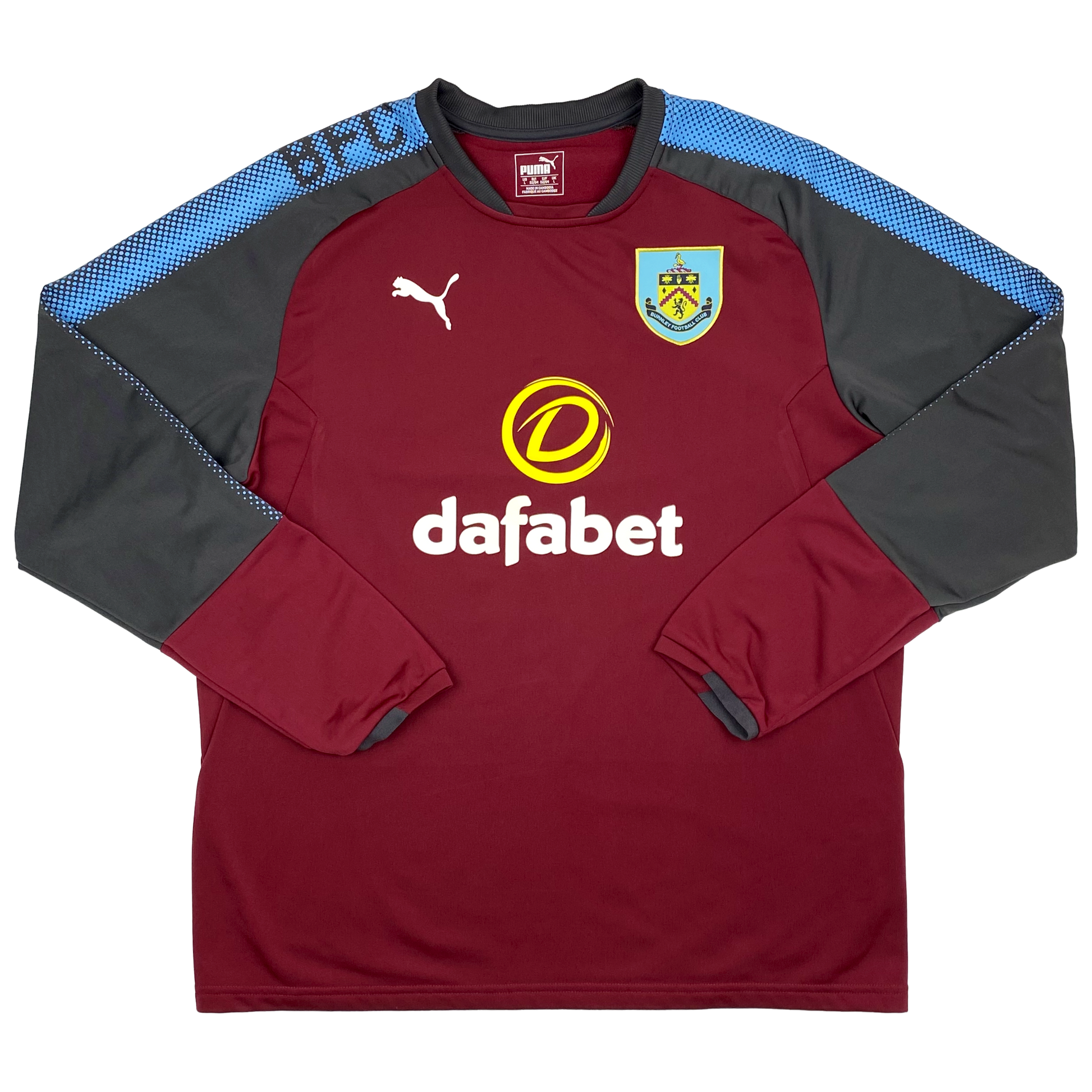Burnley Training Sweatshirt (2017-18)| Large