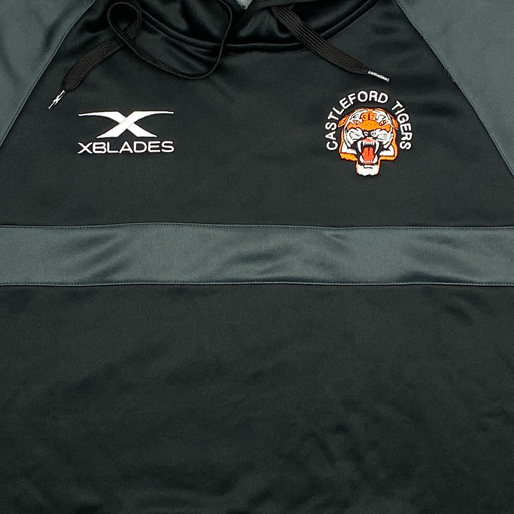 Castleford Tigers Hooded Training Top Black | Extra Large