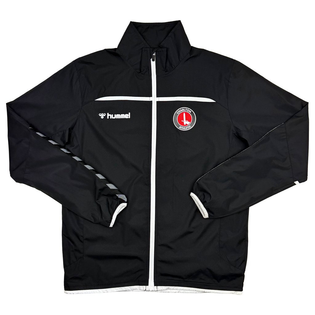 Charlton Athletic Black Full-Zip Training Top (2021-22) | Small