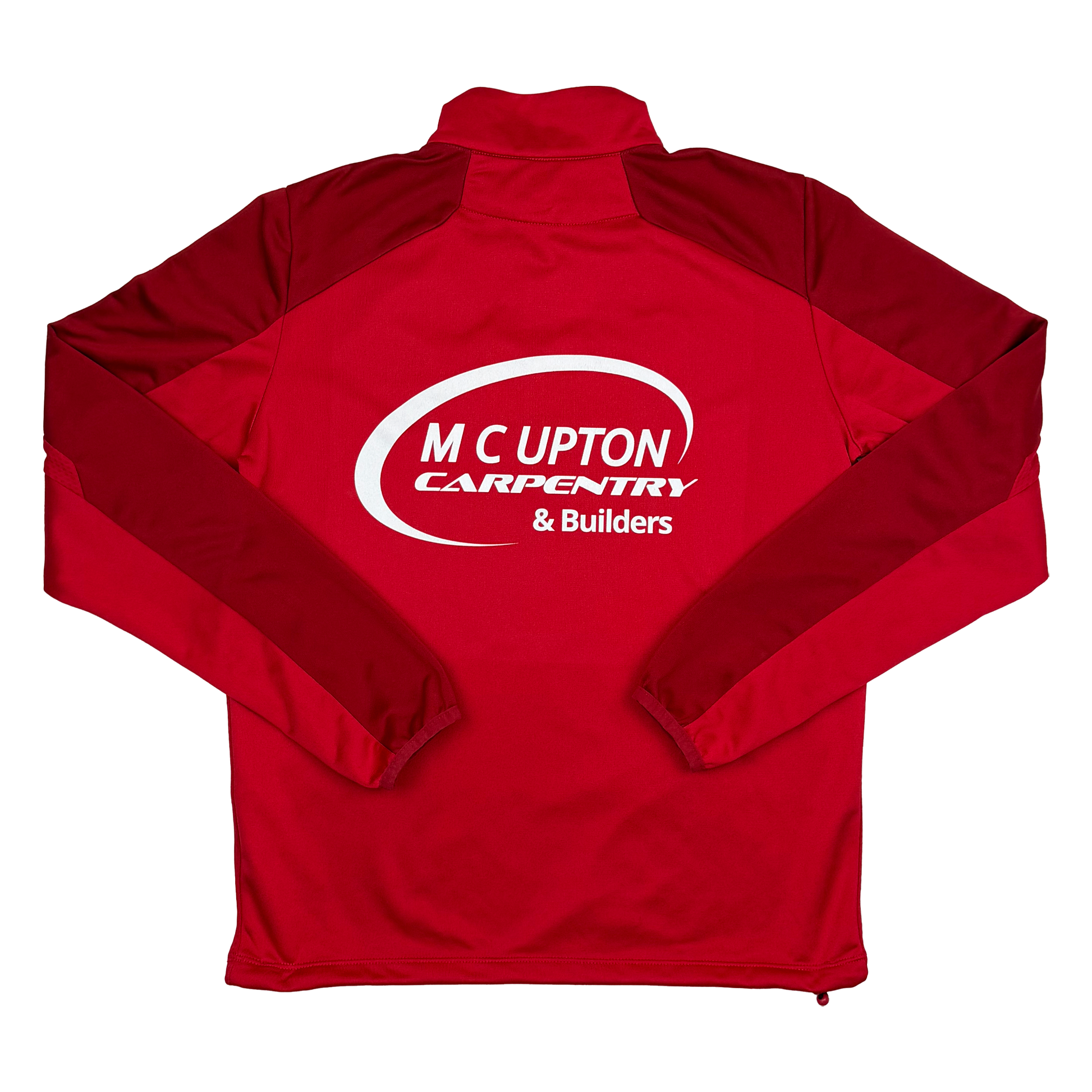 Eastbourne Borough Red Quarter-Zip Drill Top | Extra Small