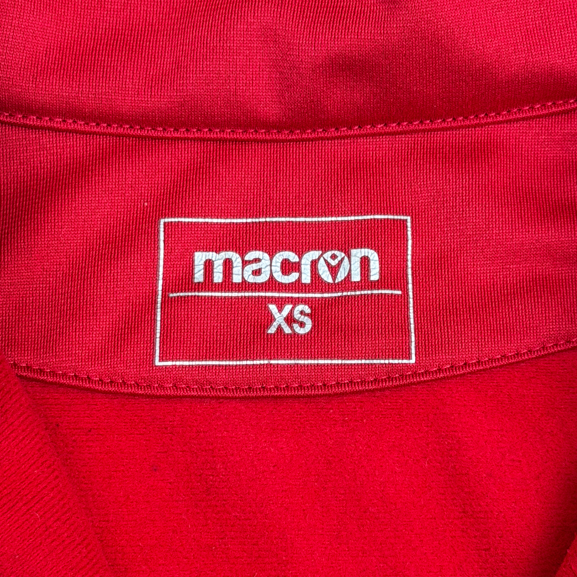 Eastbourne Borough Red Quarter-Zip Drill Top | Extra Small