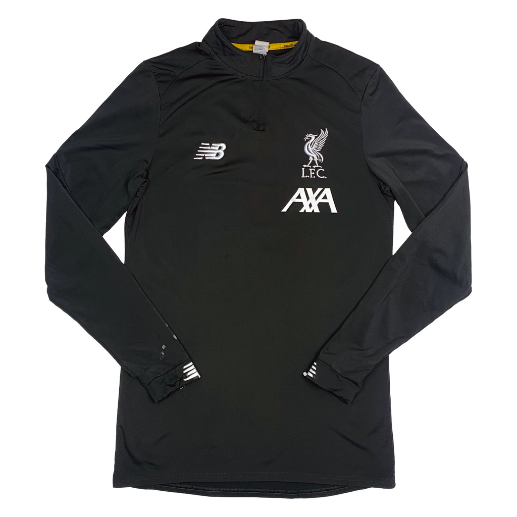 Liverpool Quarter-Zip Training Top Grey (2019-20) | Small