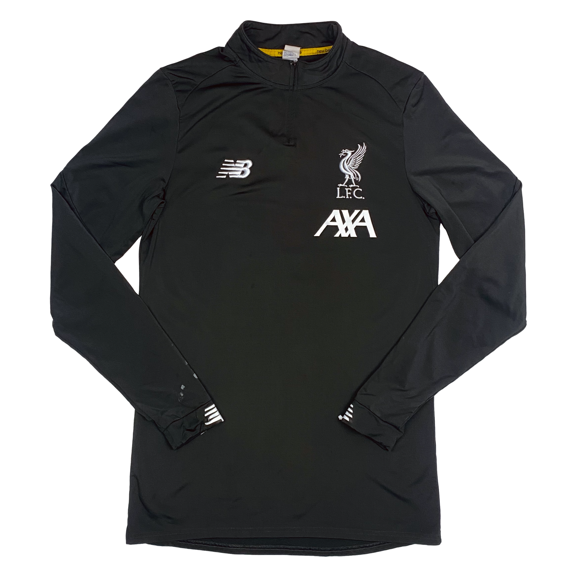 Liverpool Quarter-Zip Training Top Grey (2019-20) | Small