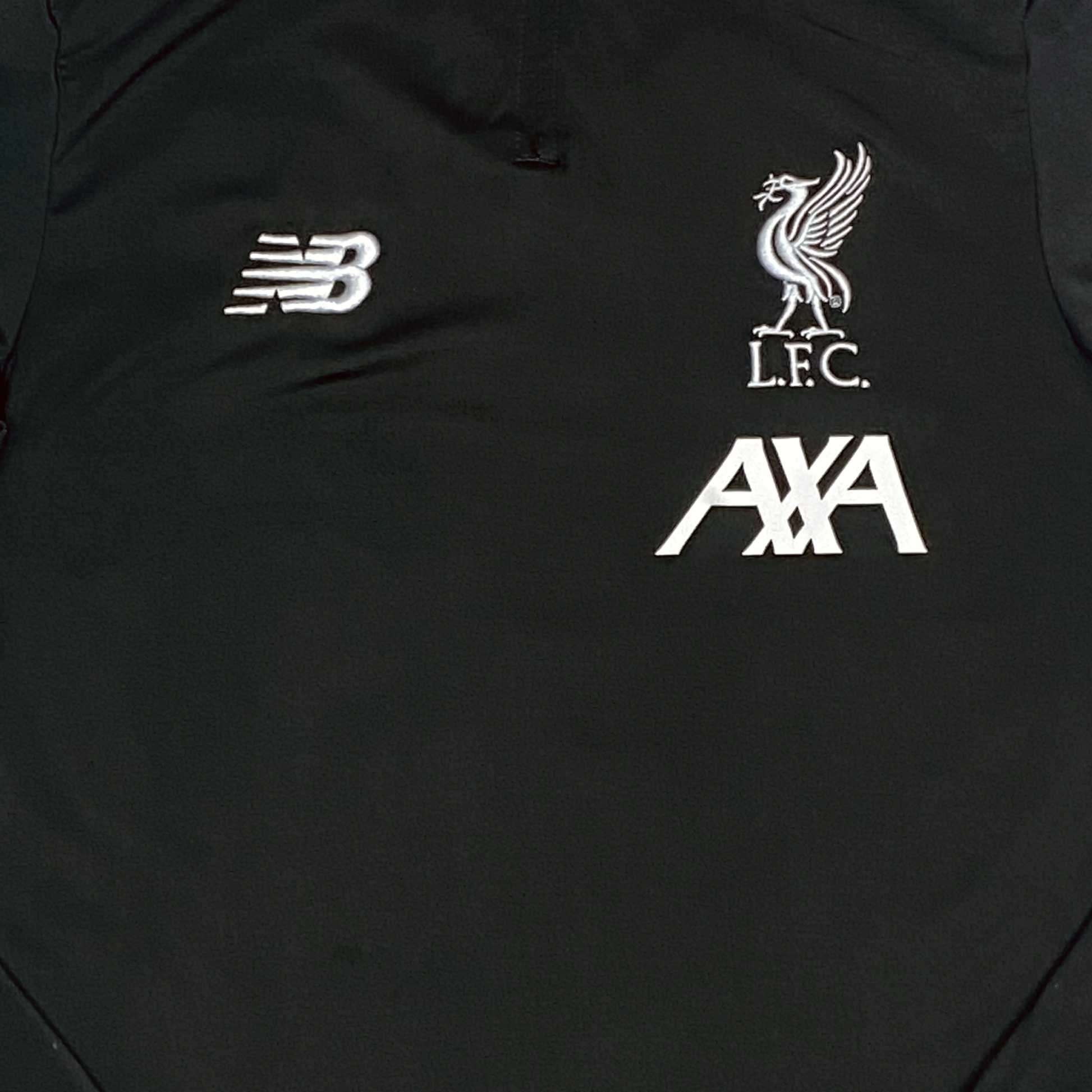 Liverpool Quarter-Zip Training Top Grey (2019-20) | Small