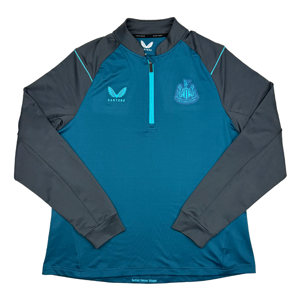 Newcastle Quarter-Zip Teal Drill Top (2022-23) | Women's Large