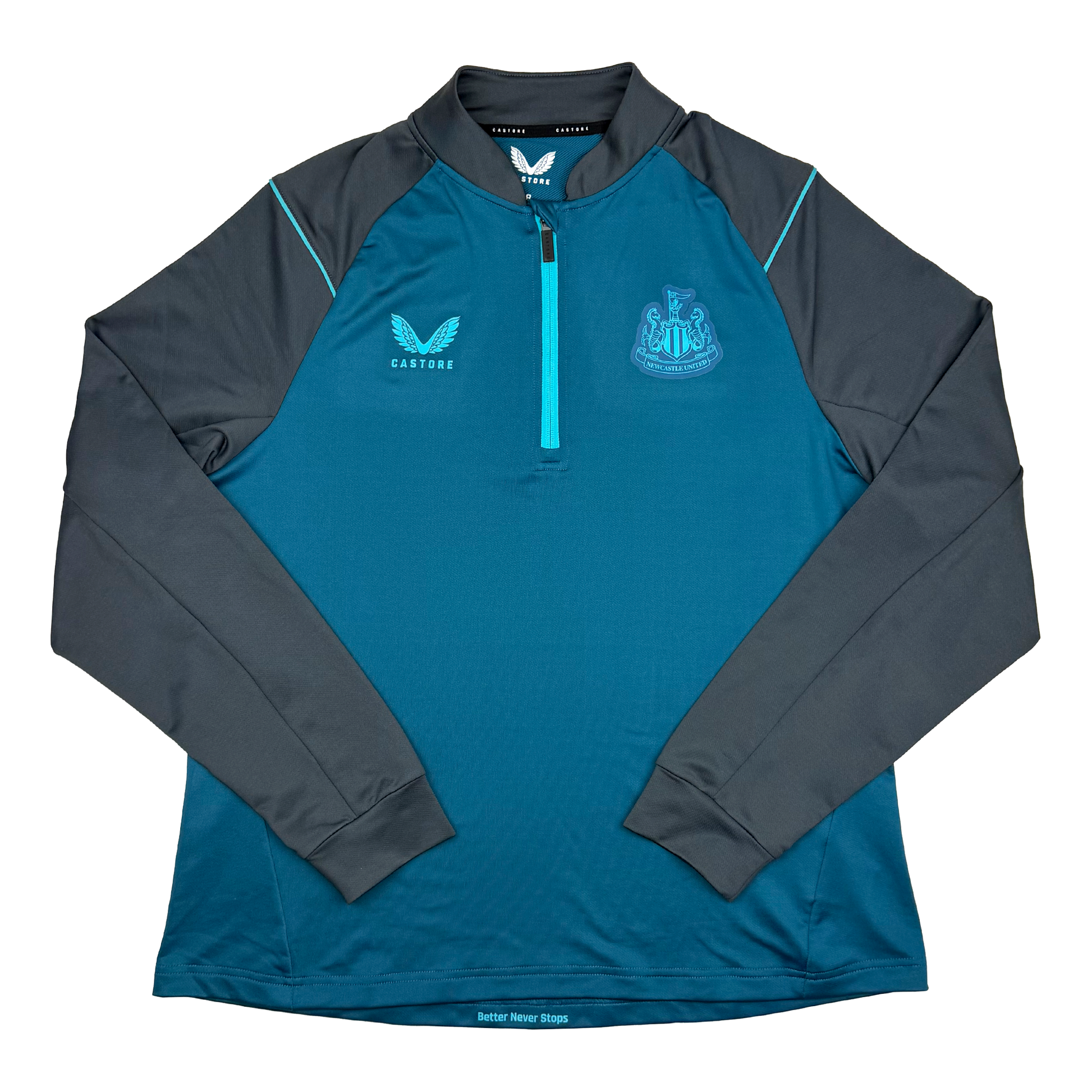 Newcastle Quarter-Zip Teal Drill Top (2022-23) | Women's Large