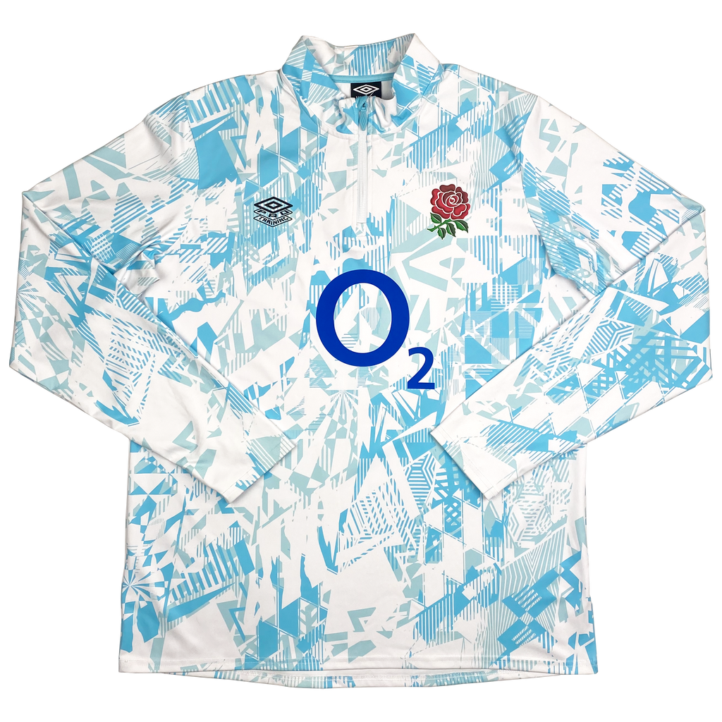 England Rugby Union Quarter-Zip Mid Layer (2024) | XXXL