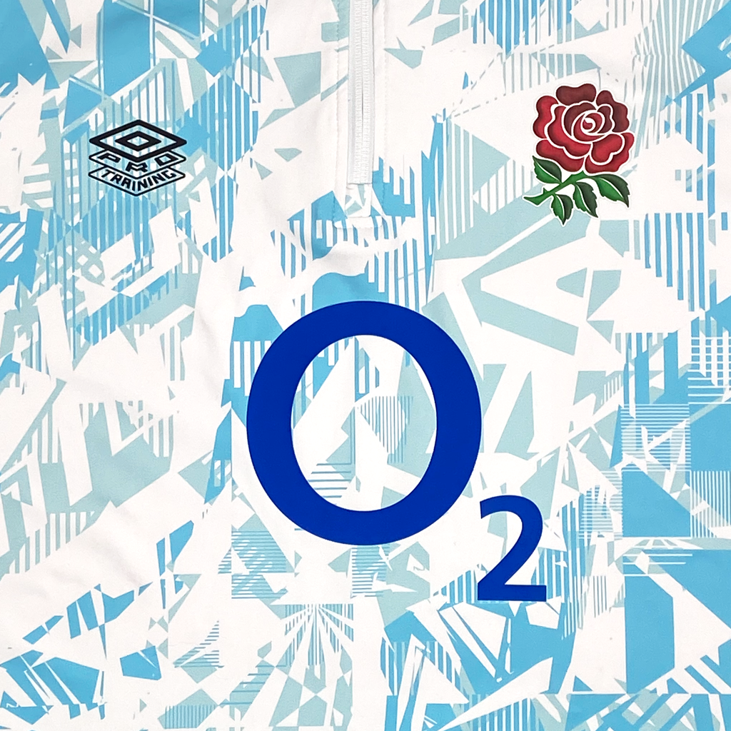 England Rugby Union Quarter-Zip Mid Layer (2024) | XXXL