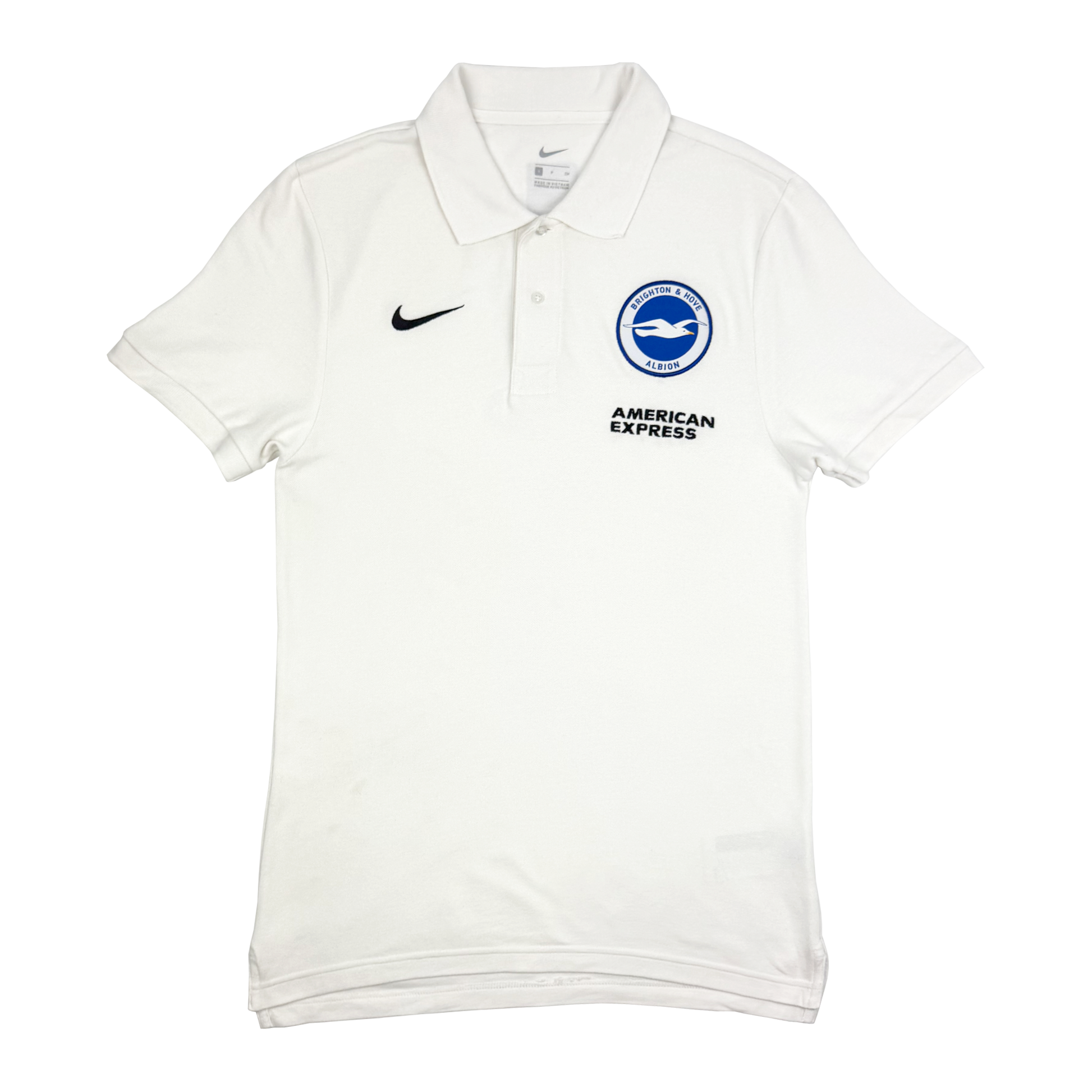 Brighton & Hove Albion White Polo Shirt | Small