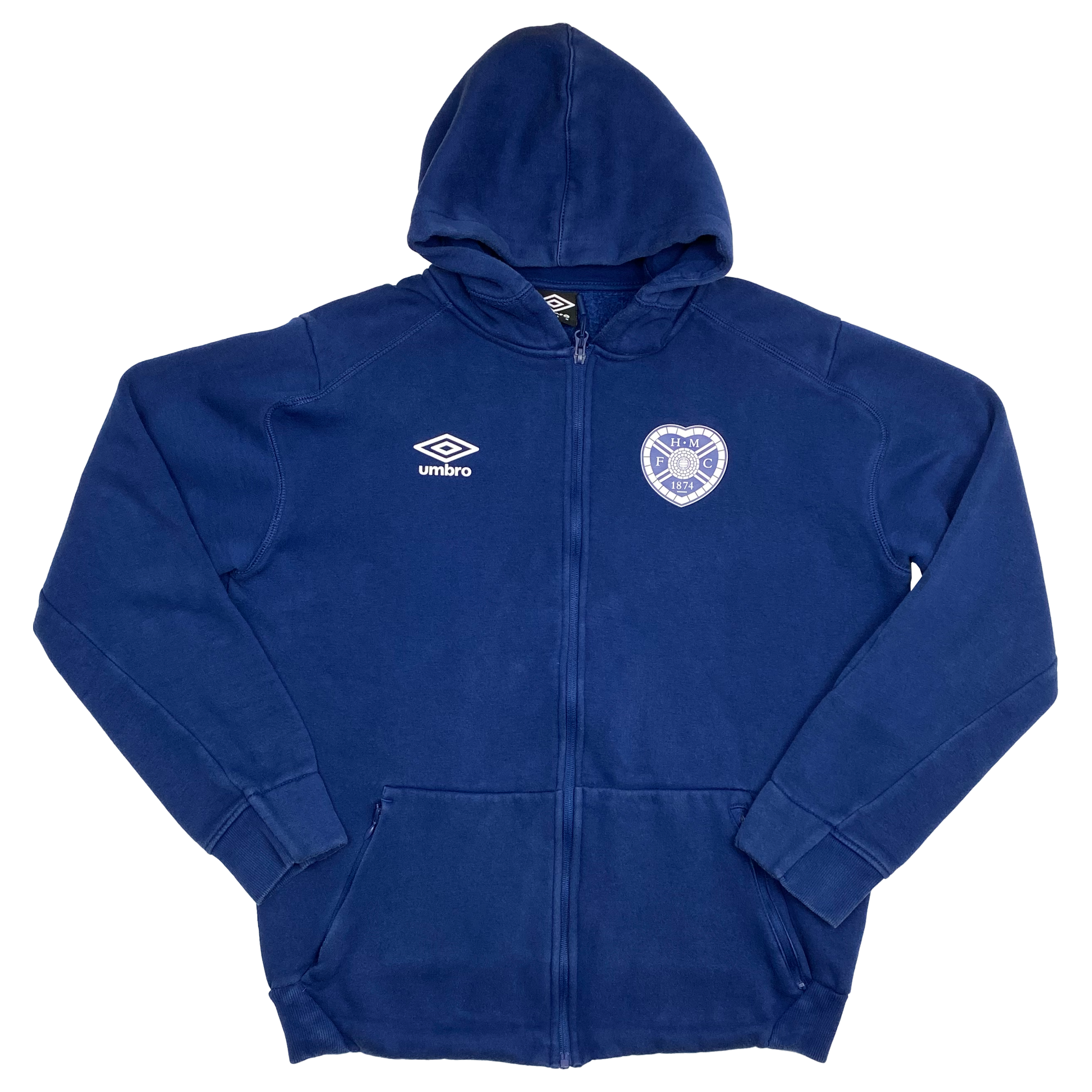 Heart of Midlothian Full-Zip Hoodie Navy | Medium