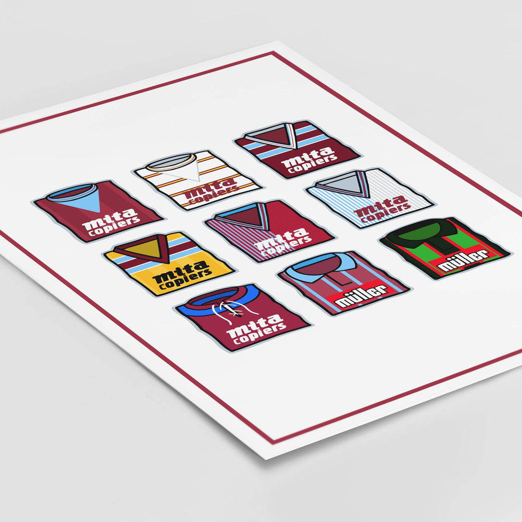 Aston Villa Shirts Through the Years