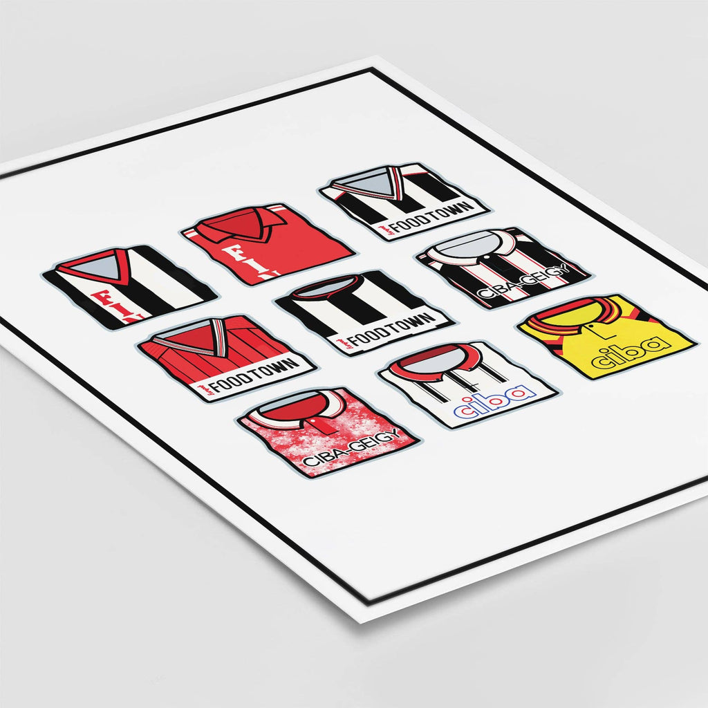 Grimsby Town Shirts Through the Years