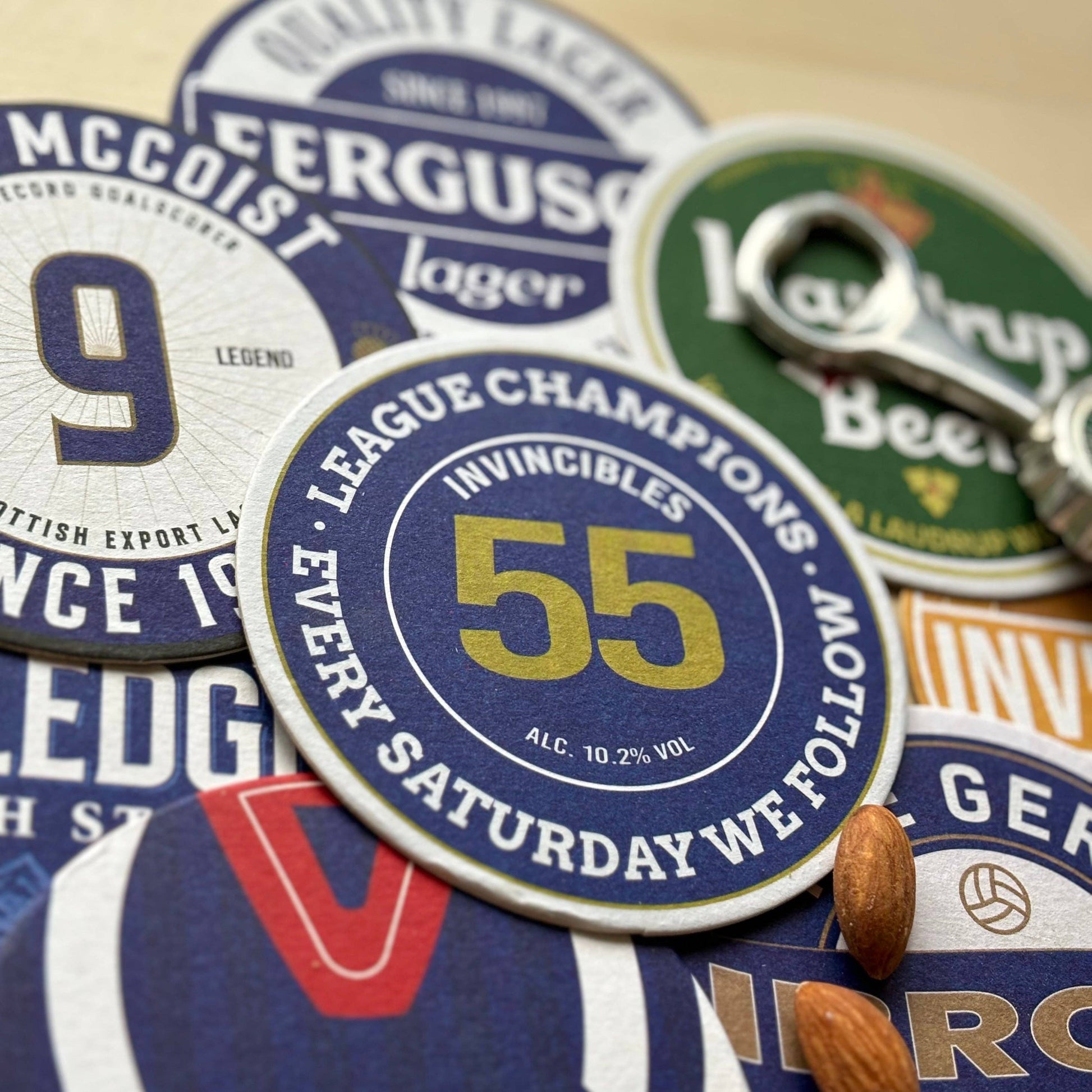 Rangers Beer Mats (8-Pack)