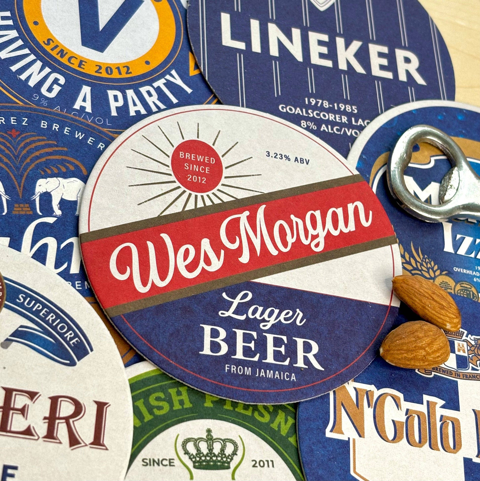 Leicester City Beer Mats (8-Pack)