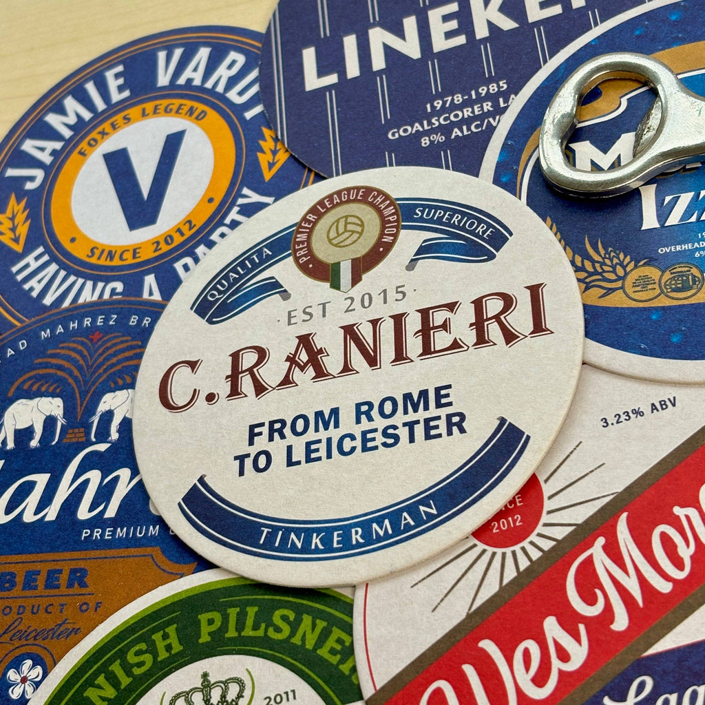 Leicester City Beer Mats (8-Pack)