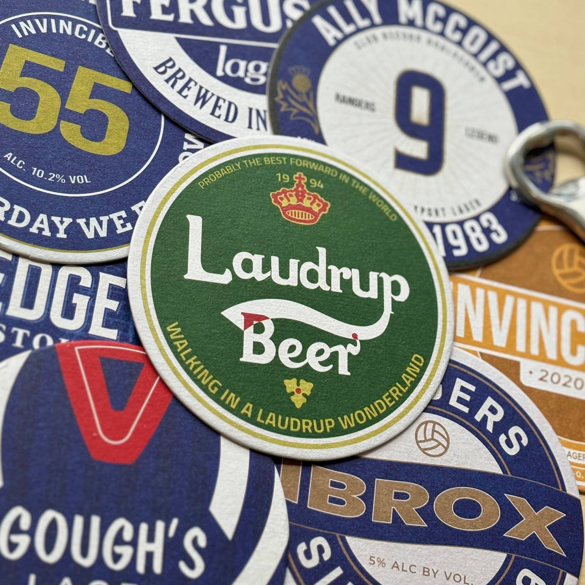 Rangers Beer Mats (8-Pack)